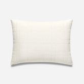 Washed European Linen Quilted Sham Set