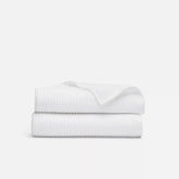 Ribbed Cotton TENCEL™ Bath Towels Set of 2