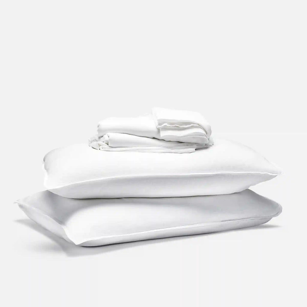 Set of 2 Washed European Linen Core Sheet Set Bundle